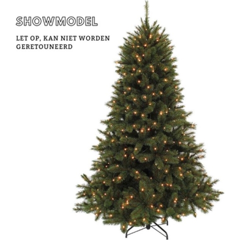 Triumph Tree Kunstkerstboom Forest Frosted Pine - 215 x 140 cm - 304 LED Warm wit - donkergroen