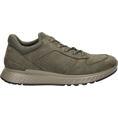 Ecco Exostride M Sneakers groen Nubuck - Maat 43