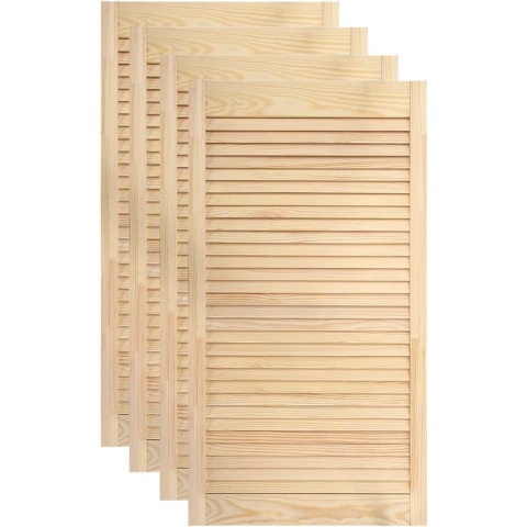 vidaXL-Louvredeuren-4-st-99,3x39,4-cm-massief-grenenhout