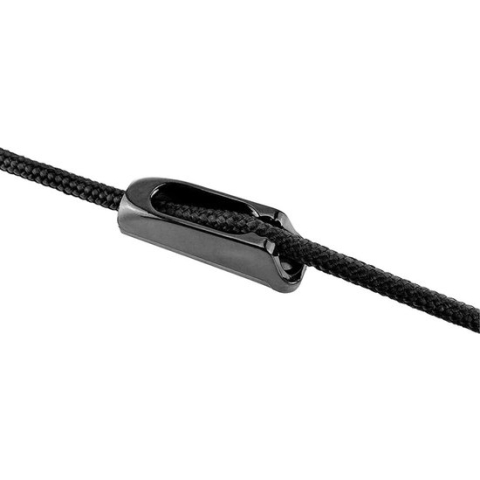 2x Spanner voor touw - 44mm - Kunststof - Zwart