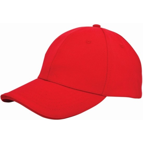 Benza luxe canvas sandwich Baseballcap - Rood