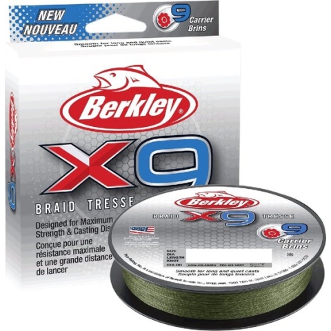 Gevlochten Lijn Berkley X9 Braid 200m 0.43mm