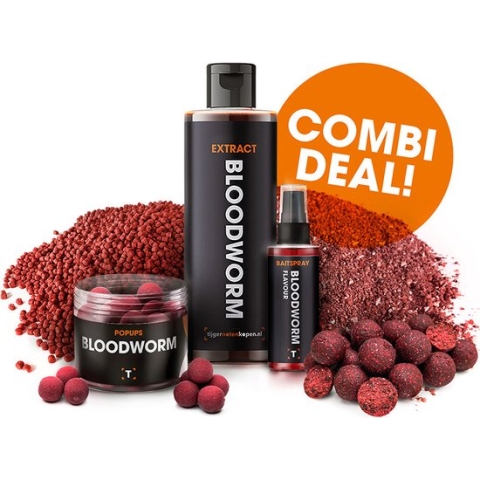 Bloodworm Combi Deal 24MM | Karpervissen | Partikels | Karper Aas | Karper Vissen | Karper Voer | Karper