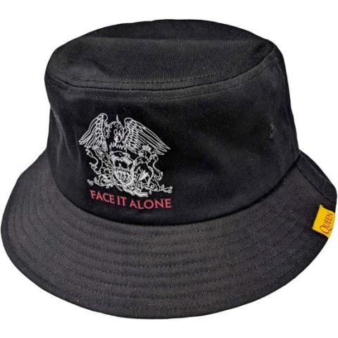 Queen Bucket hat / Vissershoed -S/M- Face It Alone Zwart