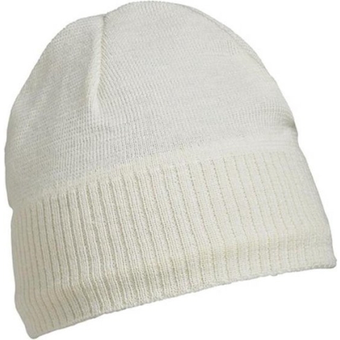 Myrtle Beach - Unisex Gebreide Beanie met Fleece Binnenkant (Wit)