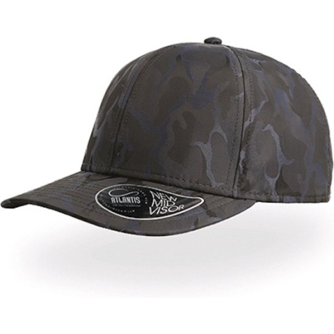 Atlantis Baseball pet camo print Donker Blauw