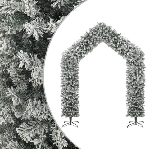 vidaXL-Kerstboog-met-sneeuwvlokken-270-cm