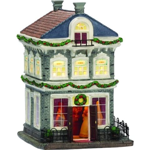 Dickensville Kersthuisje Balzaal Bolsward 14 X 15 Cm Porselein