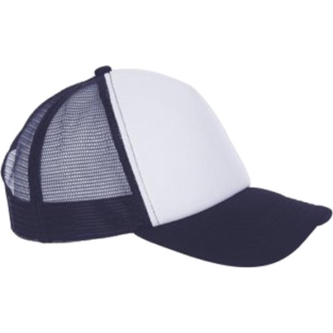 SOLS Unisex Bubble Contrastcap (Witte/franse marine)