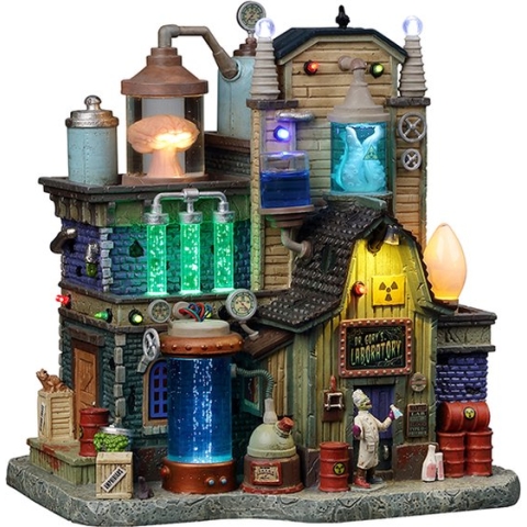 Lemax - Dr. Gory's Laboratory, With 4.5v Adaptor - Kersthuisjes & Kerstdorpen