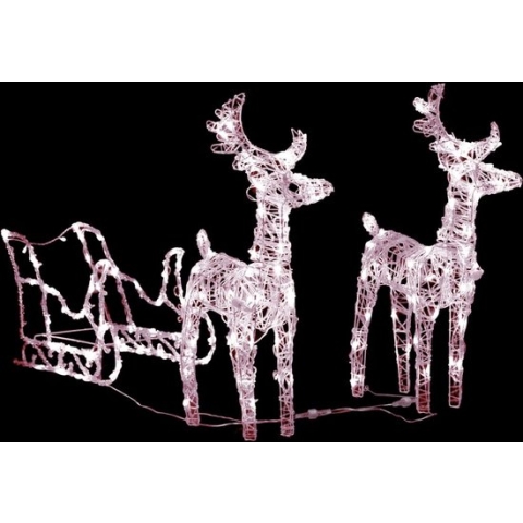 vidaXL-Kerstversiering-rendieren-en-slee-160-LED's-130-cm-acryl