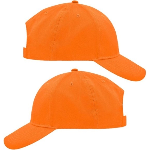 2x stuks 6-panel oranje baseball caps/petjes - Holland supporters - Koningsdag