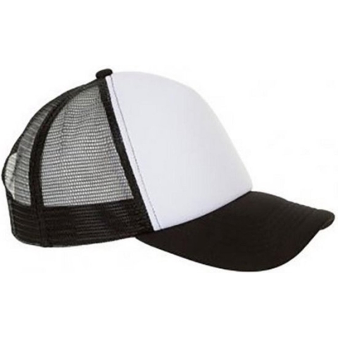 SOLS Unisex Bubble Contrastcap (Wit/zwart)