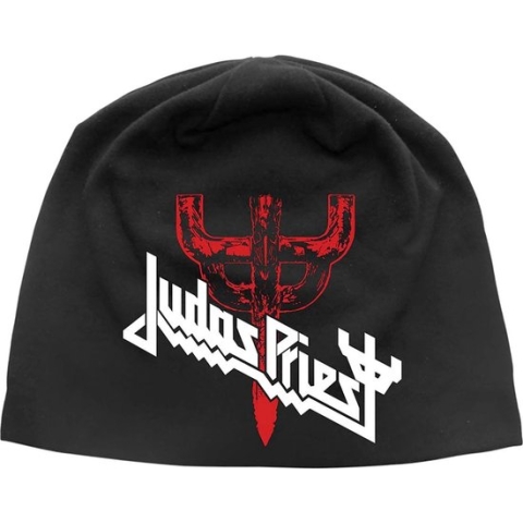 Judas Priest Beanie Muts Logo & Fork Zwart