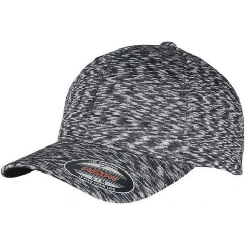 Urban Classics Flexfit pet -S/M- Stripes Melange Grijs