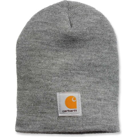 Carhartt Grijze ACRYLIC KNIT muts