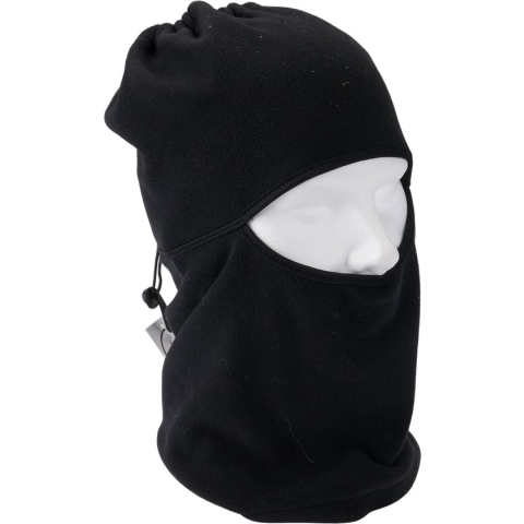 P&T Ski Kraagmuts - Bivakmuts - Polarfleece - Zwart