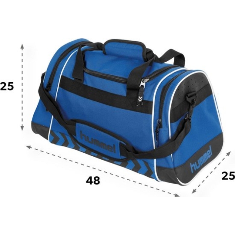 Hummel Sporttas - blauw/zwart
