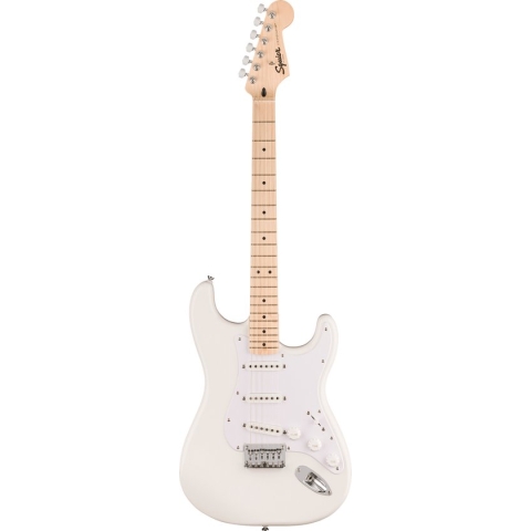 Squier Sonic Stratocaster Hardtail, Arctic White MN - Elektrische gitaar - wit