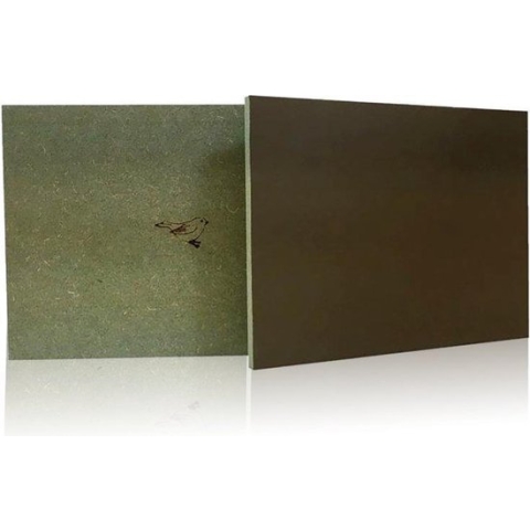 MusPaneel Green-line - toplaag kleur Umber (bruin) - 40x50cm 2-pack - schilderpaneel - kunstschilder - kunst - schilderen