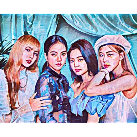 K-POP BLACKPINK 2 - Canvas - 70 x 100 cm