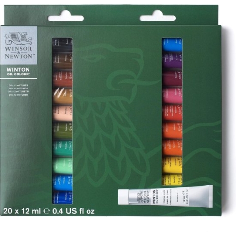 Winsor & Newton Winton Oil Colour 20x12ml Beginners set