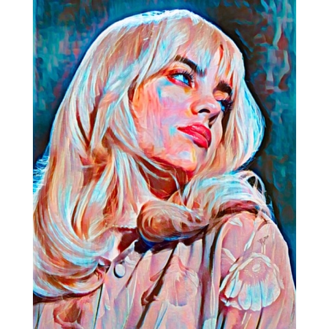 Billie Eilish 3 - Canvas - 50 x 70 cm