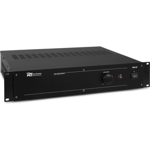 100V versterker - Power Dynamics PRS120 100V slave versterker 120W voor het uitbreiden van een 100V geluidsinstallatie