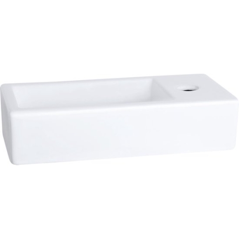 Differnz Ravo Fontein - Wasbak Keramiek - Wit - 38.5 x 18.5 x 9 cm