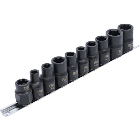 BGS Speciale dopsleuteldoppen 3- / 5- / 6- / 10-kant 10 delig