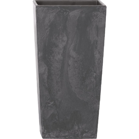 Bloempot met inzet Urbi Square Effect DURS325E-S433 - antraciet kleur