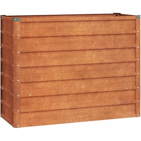 vidaXL-Plantenbak-verhoogd-100x40x77-cm-cortenstaal-roestig