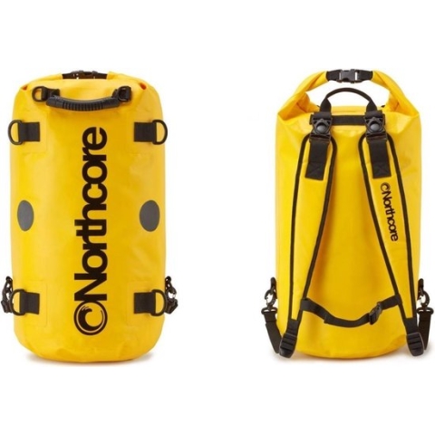 Northcore 40L Rugzak Droogtas Heavy Duty Dry Bag Backpack - Geel