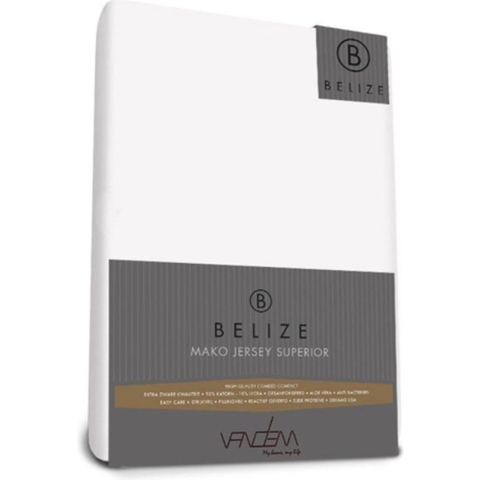 VANDEM Belize Superior hoeslaken - 90 x 200-220 cm - 40 cm hoekhoogte - Mako Jersey Lycra - Extra zware kwaliteit