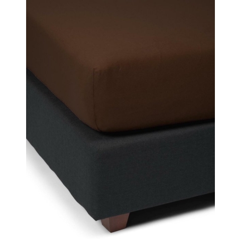 ESSENZA Premium Jersey Hoeslaken Chocolate - 18202022