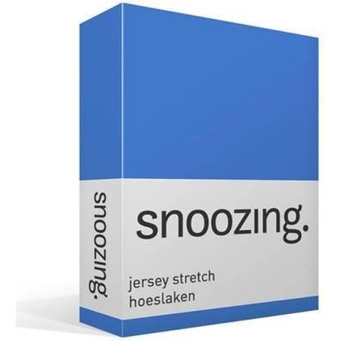 Snoozing Jersey Stretch - Hoeslaken - Tweepersoons - 120/130x200/220 cm - Meermin
