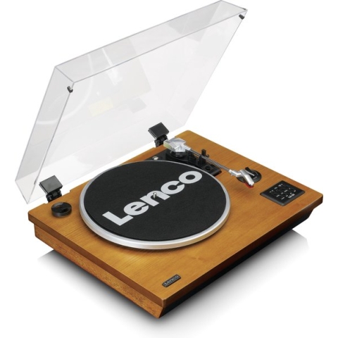 Lenco LS-55WA - Platenspeler met Bluetooth, USB, MP3 - ingebouwde Luidsprekers - Hout
