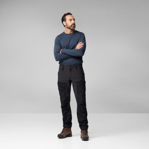 Fjällräven Keb Trousers M - Black - Outdoor Kleding - Broeken - Lange broeken