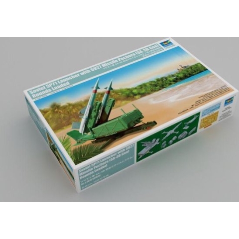 1:35 Trumpeter 02353 Soviet 5P71 Launcher with 5V27 Missile Pechora (SA3B Goa) Rounds Loaded Plastic Modelbouwpakket