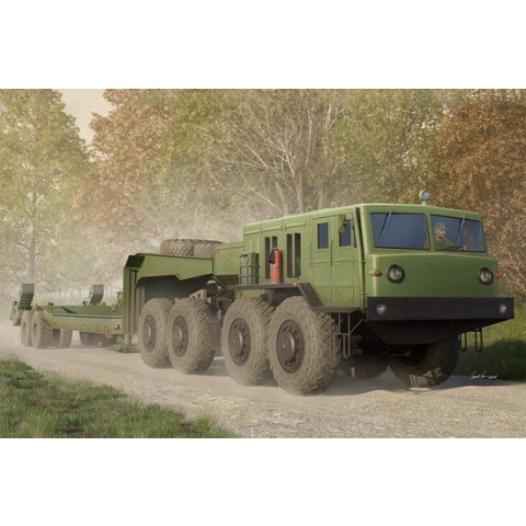 1:35 Trumpeter 01089 MAZ-545 Transporter with CHMZAP-5247G Semi-trailer Plastic Modelbouwpakket