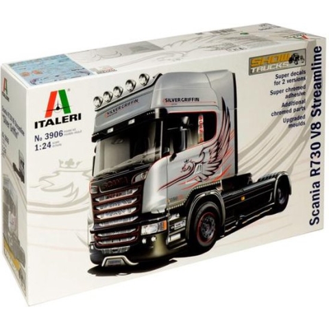 Italeri 3906 Scania R730 V8 Streamline “Silver Griffin” 1:24