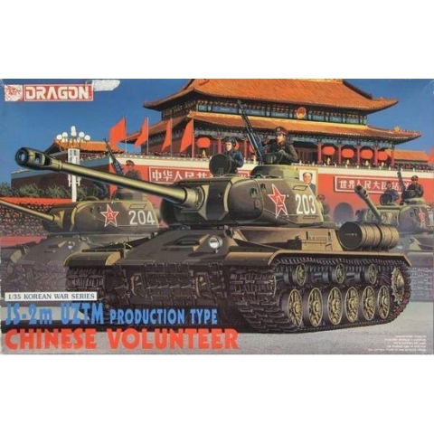 1:35 Dragon 6804 JS-2m UZTM Production Type - Chinese Volunteer Plastic Modelbouwpakket