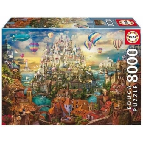 Puzzel Educa City of Reve 8000 Onderdelen