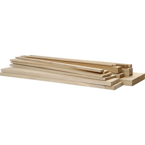 Houten onderdelen , l: 37 cm, Keizerin boom, 194 assorti