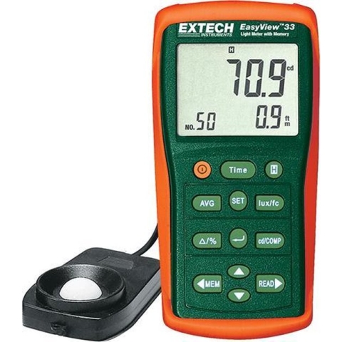Extech EA33 - lichtmeter - met geheugen - EasyView™