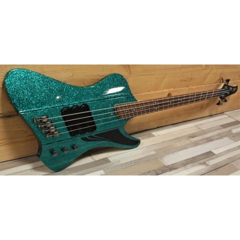Dingwall D-Roc Standard 4 Aquamarine Metalflake Gloss - Elektrische basgitaar - Groen