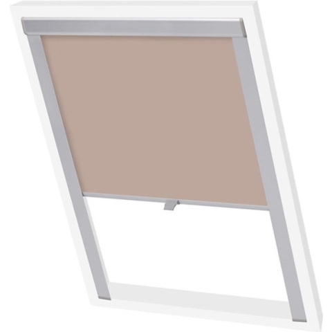 vidaXL-Rolgordijn-verduisterend-beige-S06/606