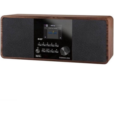 Imperial DABMAN i200 Internet Digitaal Zwart, Houten radio