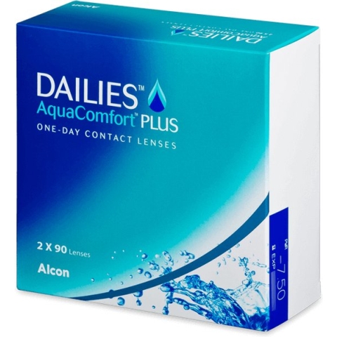 Dailies AquaComfort Plus (180 lenzen) Sterkte: +4.50, BC: 8.70, DIA: 14.00