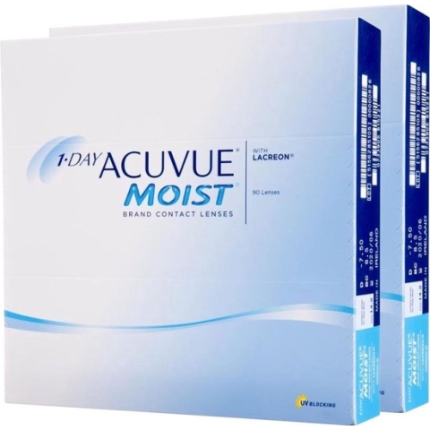 -1,00  - 1-DAY ACUVUE MOIST   -  180 pack  -  Daglenzen   -  Contactlenzen - BC 8,50